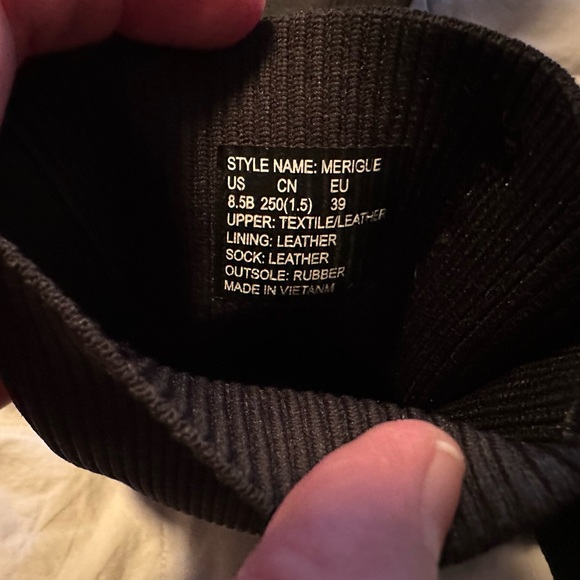 Kate Spade Black High Combat Boots size 39 / 9 - Picture 8 of 8